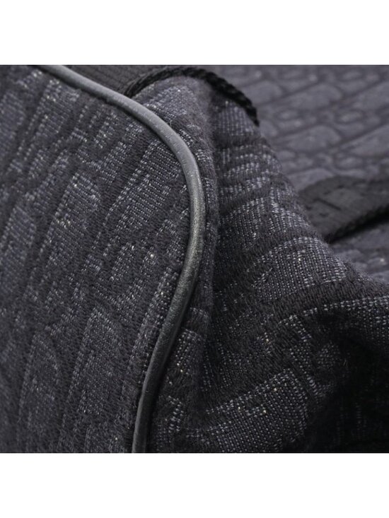 Dior Backpack Safari Oblique Black Canvas Leather main image 5